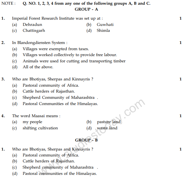 CBSE Class 9 Social Science Sample Paper Set 33